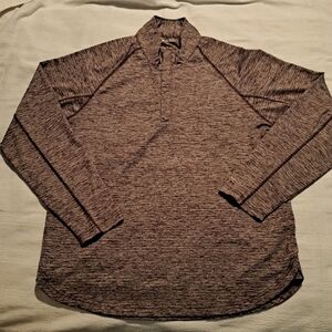 Bonobos Golf men's Large Slim fit burgundy heather pullover shirt